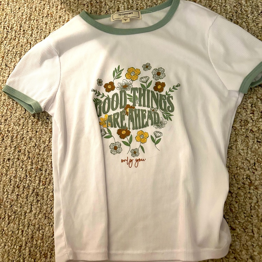 No comment tight tee shirt